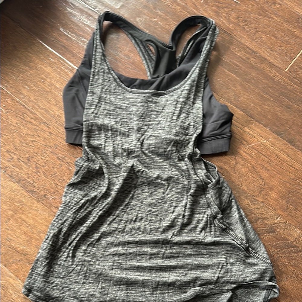 Lululemon Athletica Gray Tank Top